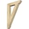 Ekena Millwork Traditional Slat Rough Sawn Bracket, Douglas Fir, 4"W x 24"D x 36"H BKT04X24X36TRA06RDF - alternate 1